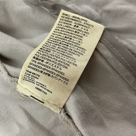 Anthropologie shacket lightweight jacket womens small cream moto open hang linen - Picture 7 of 10